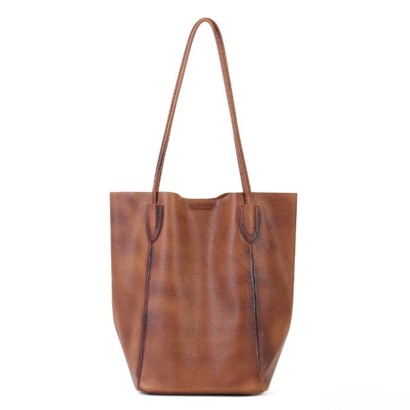 Structured Handbag Work - Vintage Everyday Work Shoulder Bag for