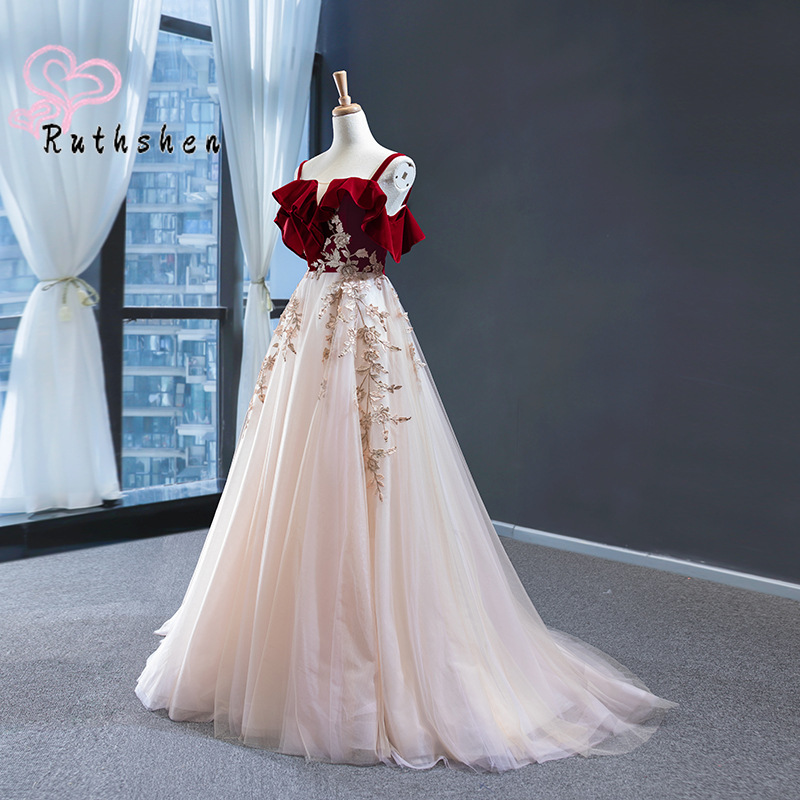 Formal Gala Wear Women - Evening Dresses Long Luxury 2025 Spaghetti