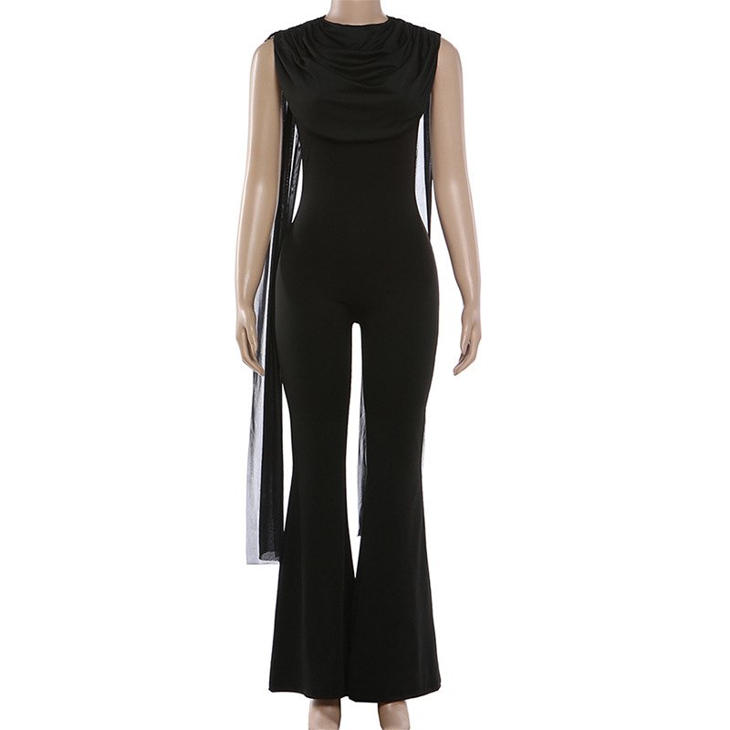 Black Women Jumpsuit Sexy Slee - Women'S Formal Jumpsuit Evening Wear 评论和价格