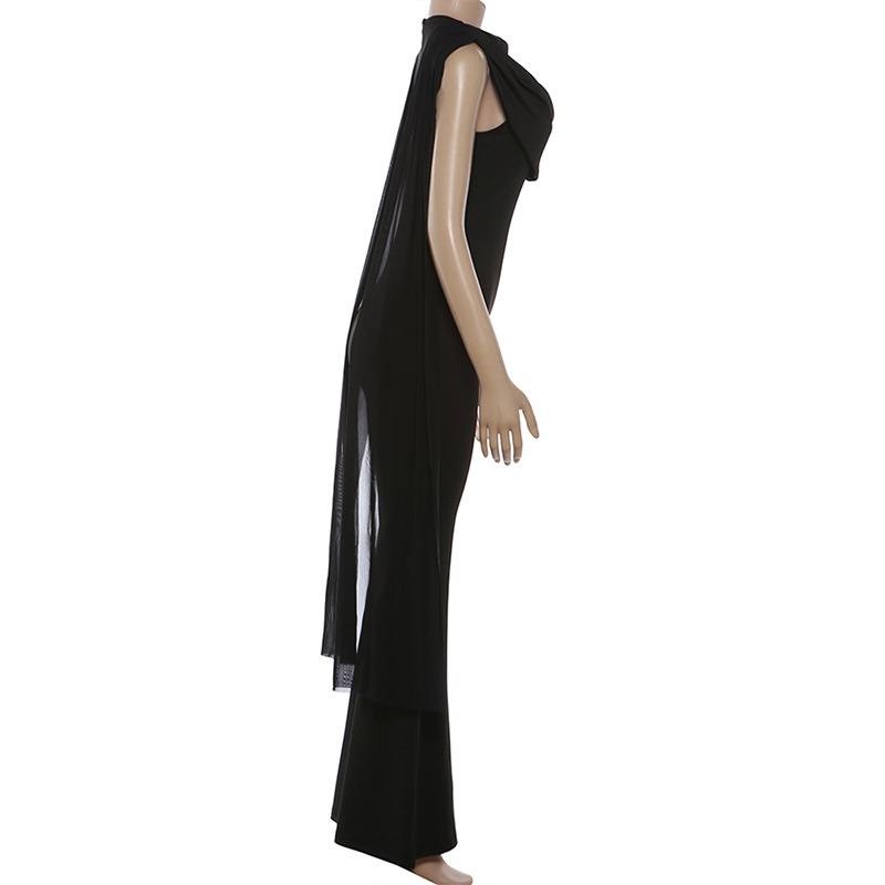 Black Women Jumpsuit Sexy Slee - Women'S Formal Jumpsuit Evening Wear 评论和价格