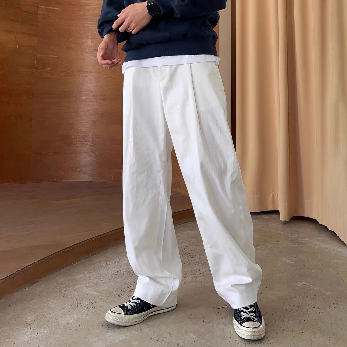 GELITAYIN Male Trousers Tailor - Tailored Trouser Wide 评论和价格