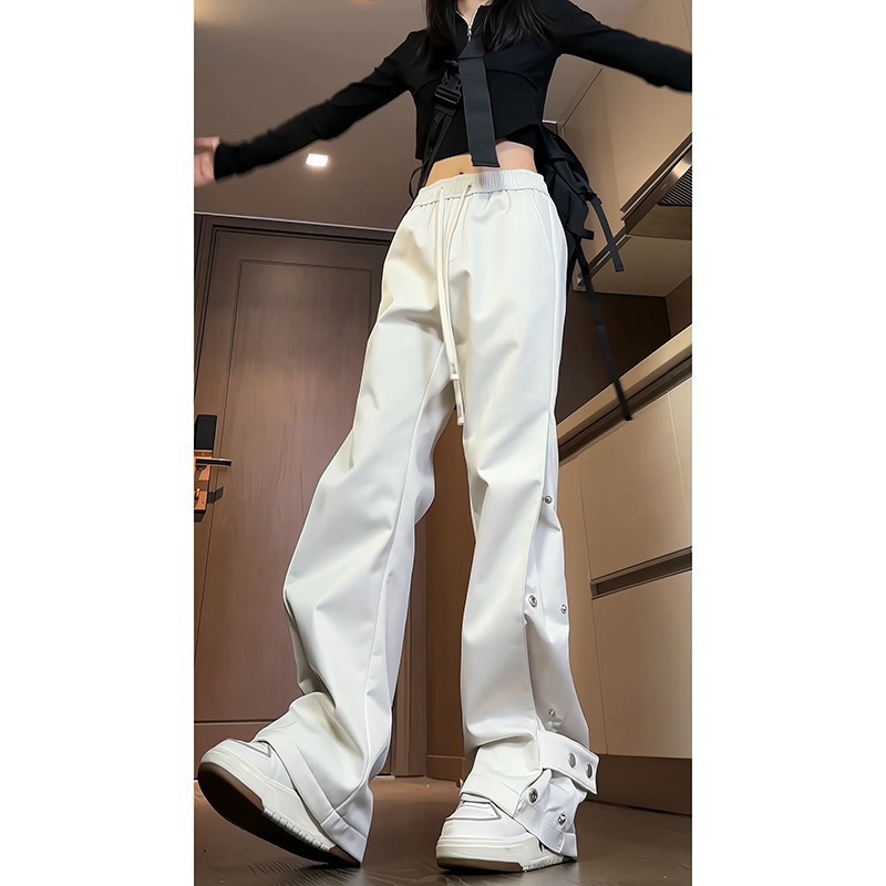 Wide Leg Pants Y2K Womens Autu - Tailored Trouser Wide 评论和价格
