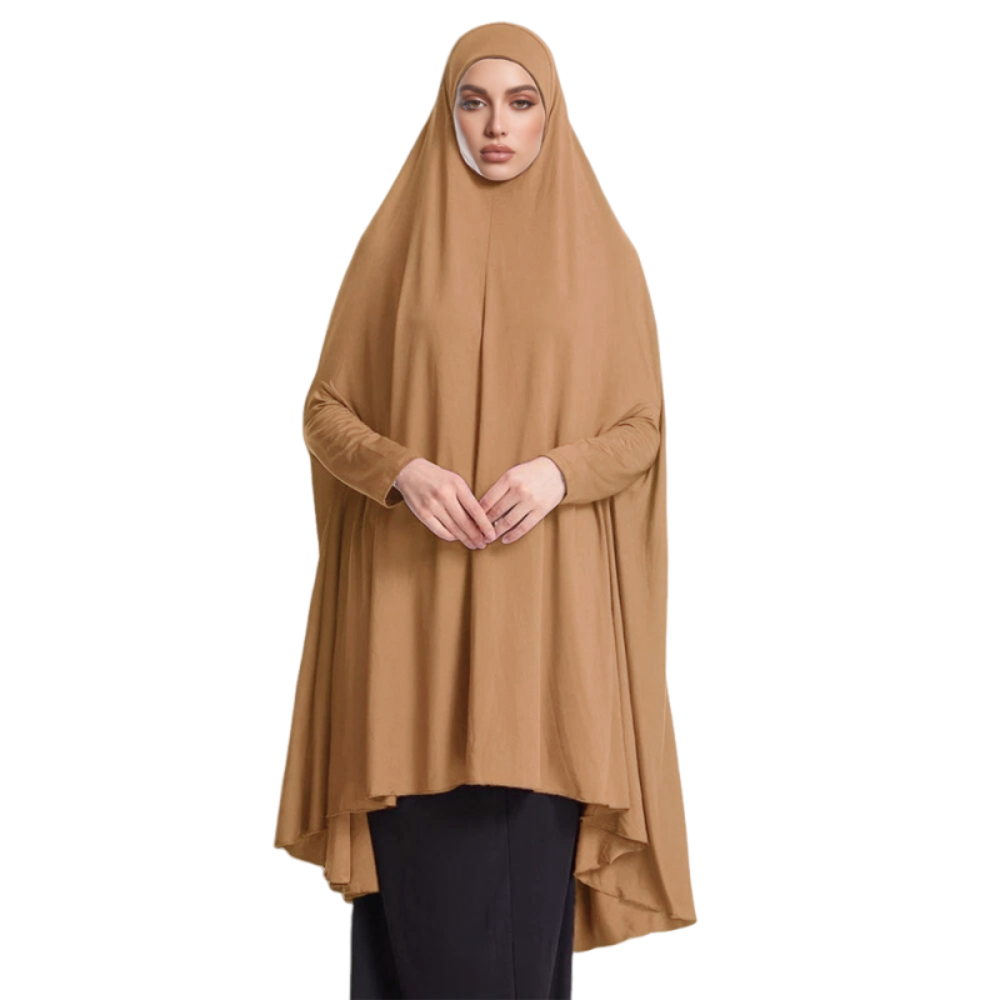Caftan Plain Muslim Abayas Ele - Women Formal Wear Hijab 评论和价格