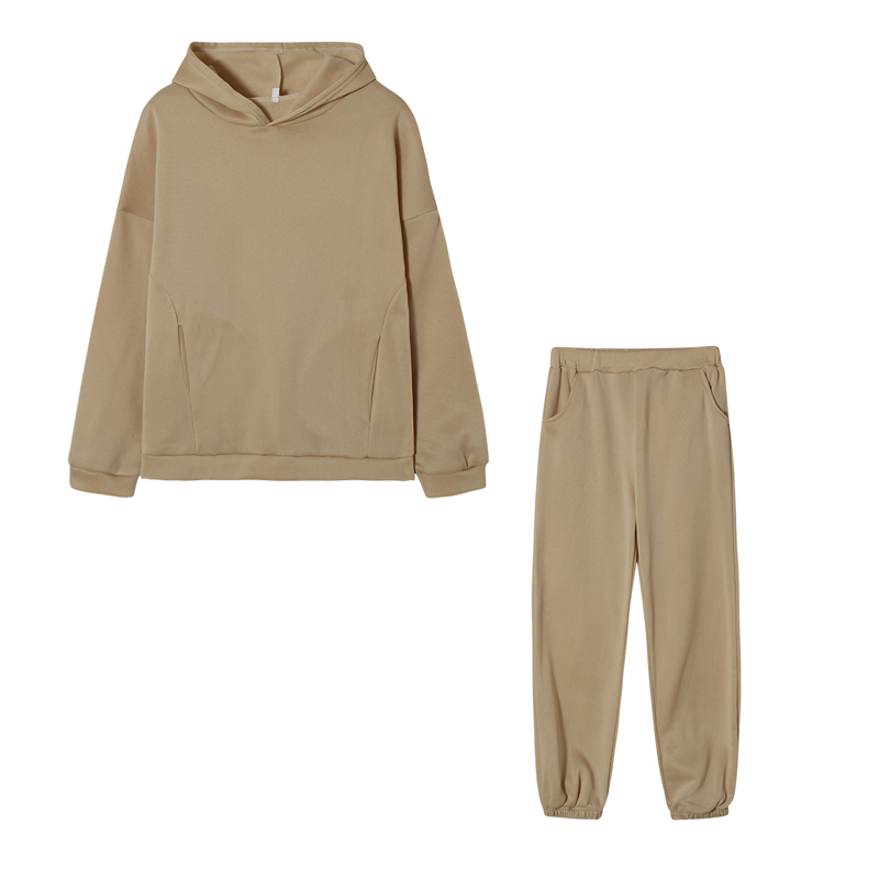 Monochrome Hooded Hoodie Set C - Monochrome Suit Set 评论和价格