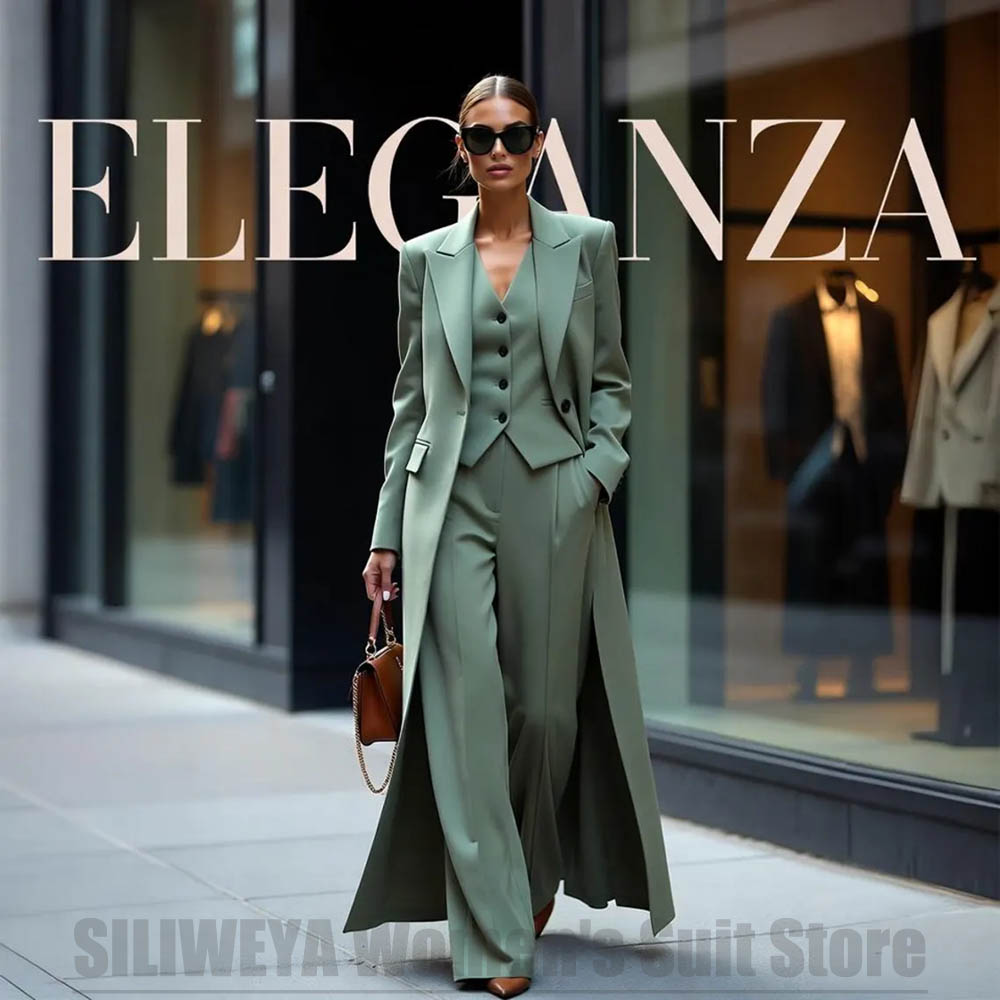 Chic Women's Suit Set Three Pi - Women Formal Wear Blazer Set 评论和价格