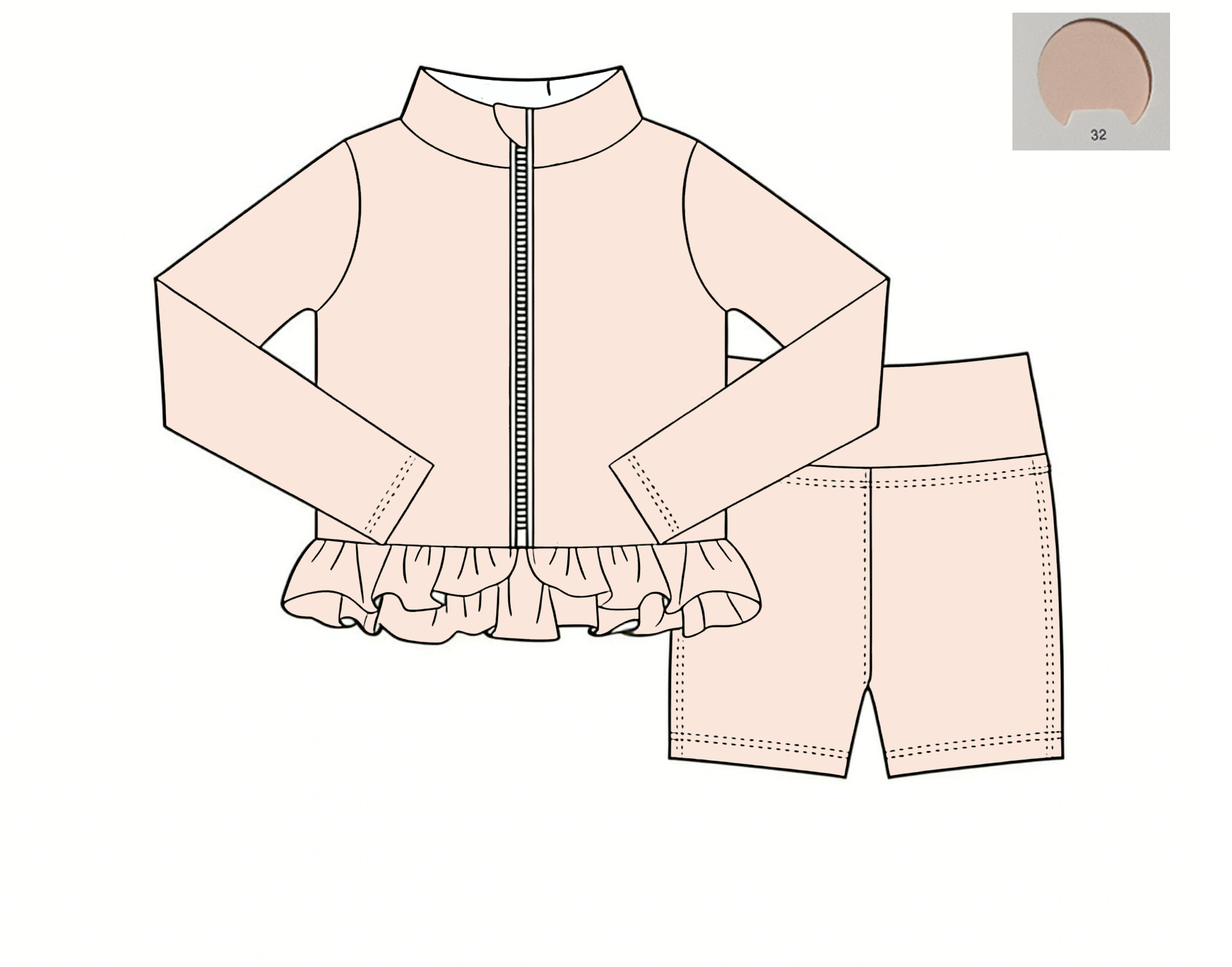 Monochrome Yoga Material Girls - Monochrome Suit Set 评论和价格