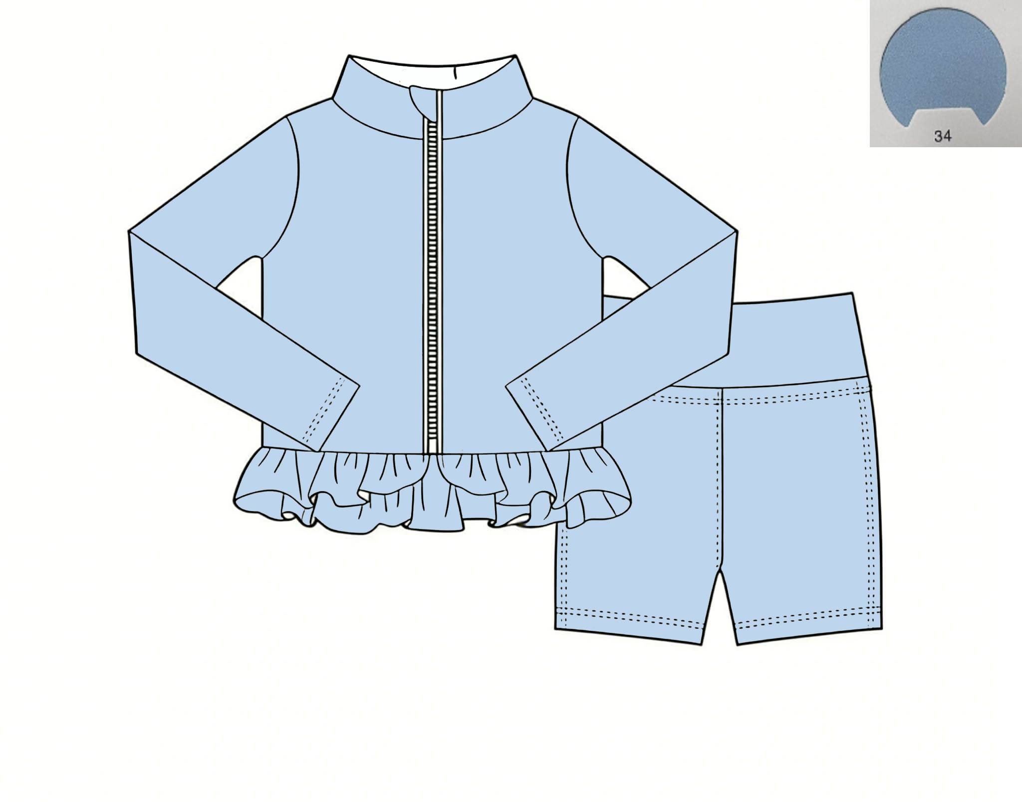 Monochrome Yoga Material Girls - Monochrome Suit Set 评论和价格