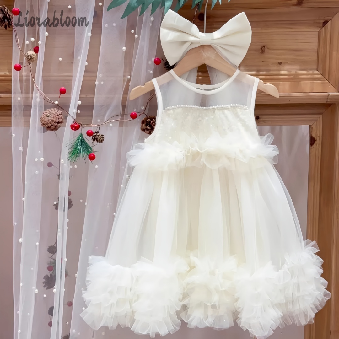 Girls' Tulle Gown Layered Skir - Women Formal Wear For Wedding 评论和价格