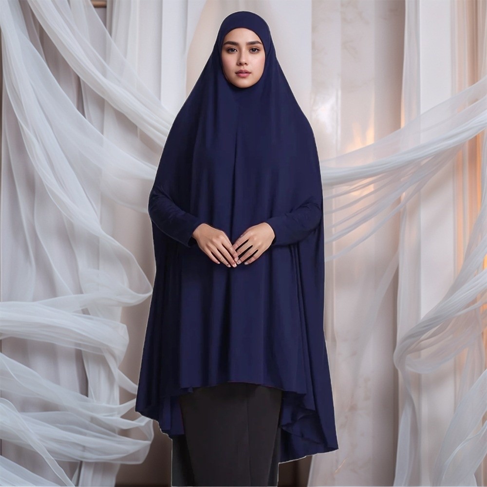 Caftan Plain Muslim Abayas Ele - Women Formal Wear Hijab 评论和价格