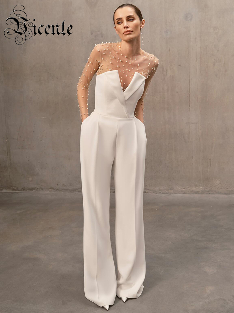 VC Women's Matching Pant Sets  - Women'S Formal Jumpsuit Evening Wear 评论和价格