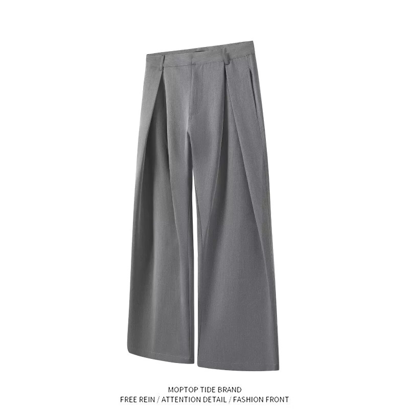 Retro Wide Leg Suit Pants Trou - Tailored Trouser Wide 评论和价格