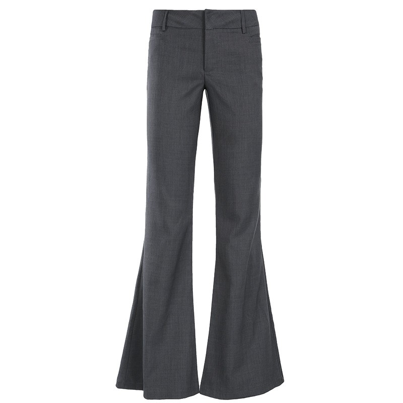 Grey Full Length Pants Micro F - Tailored Trouser Wide 评论和价格