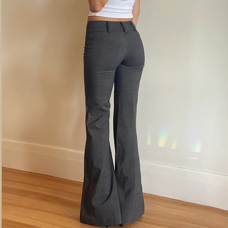 Grey Full Length Pants Micro F - Tailored Trouser Wide 评论和价格