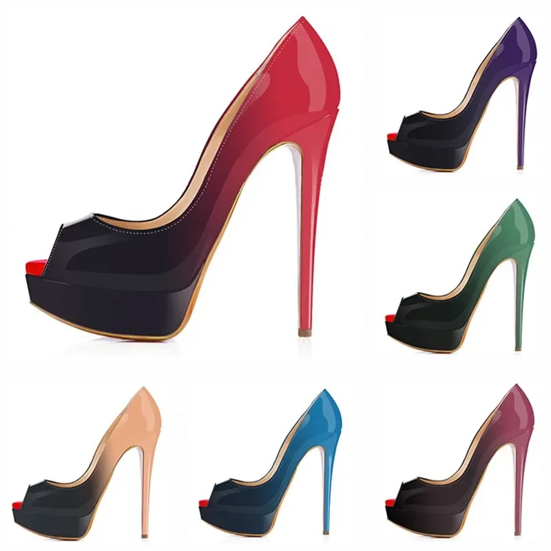 Women Stilettos Sexy Pumps 14c - Women Formal Wear For Wedding 评论和价格