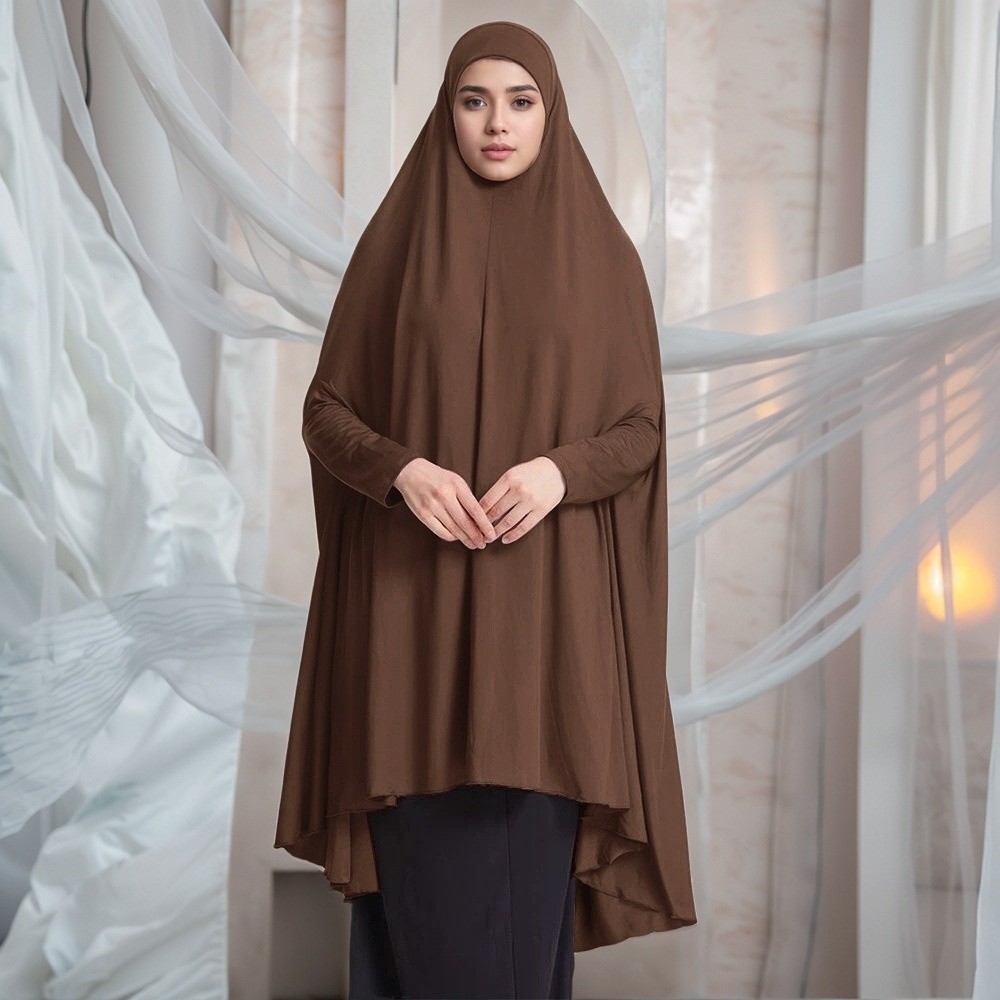 Caftan Plain Muslim Abayas Mod - Women Formal Wear Hijab 评论和价格
