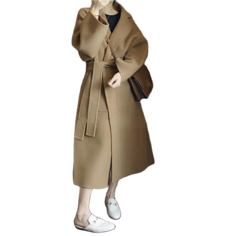 Elegant Women's Long Coat 100% - Women Formal Wear Coat 评论和价格