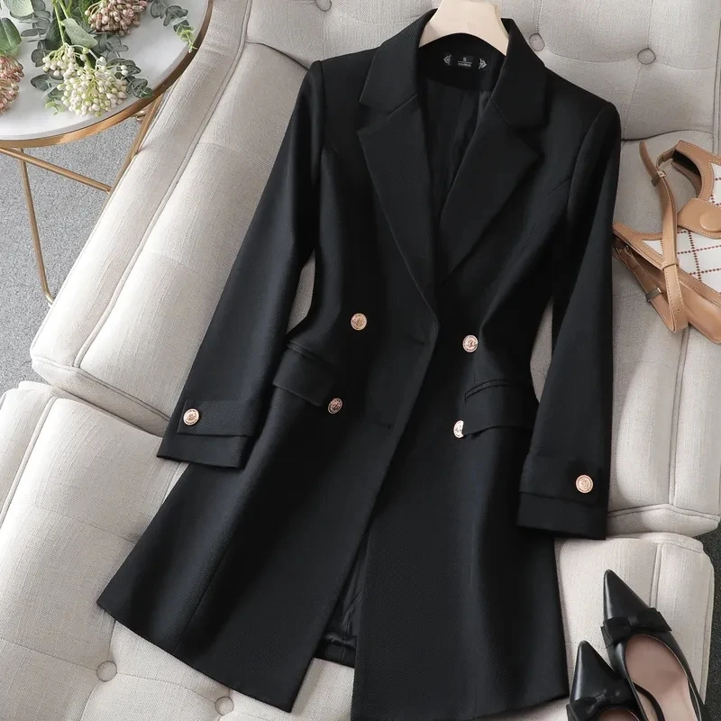 Autumn Winter Jacket Women Lon - Women Formal Wear Coat 评论和价格