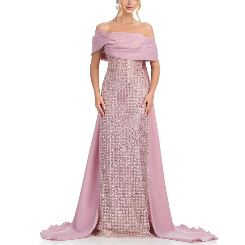 Customized Glitter Evening Dre - Women Formal Wear Dress 评论和价格