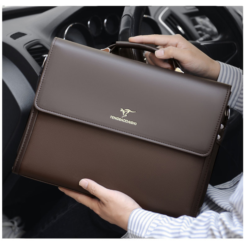 Leather Luxury Briefcases For  - Structured Handbag Work 评论和价格