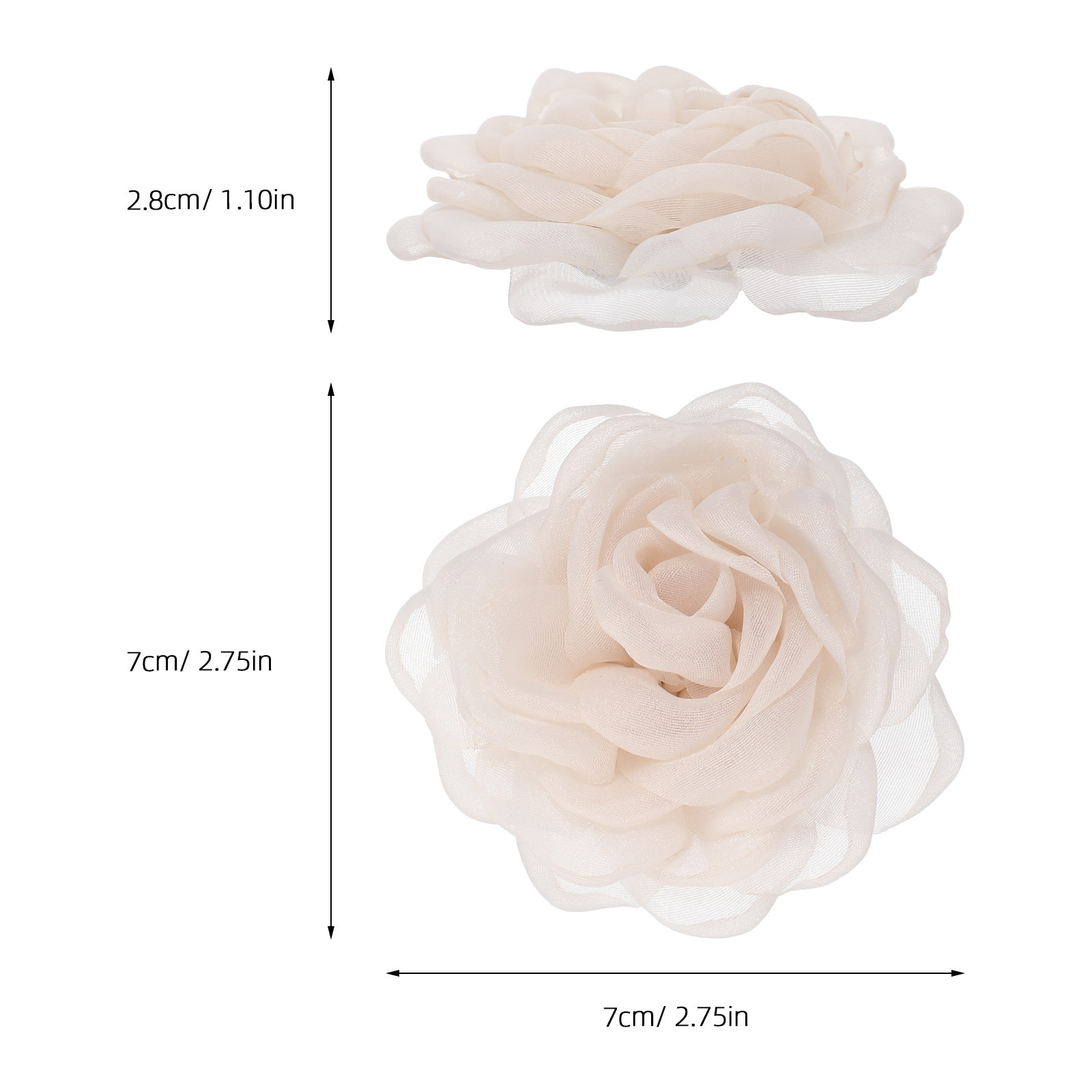 1Pair Removable Lace Rose Shoe - Formal Women Daily Wear Shoes 评论和价格