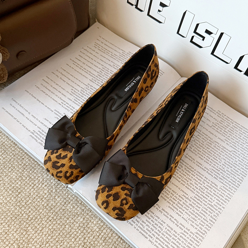 Multi-Color Suede Ballet Flats - Formal Women Daily Wear Shoes 评论和价格