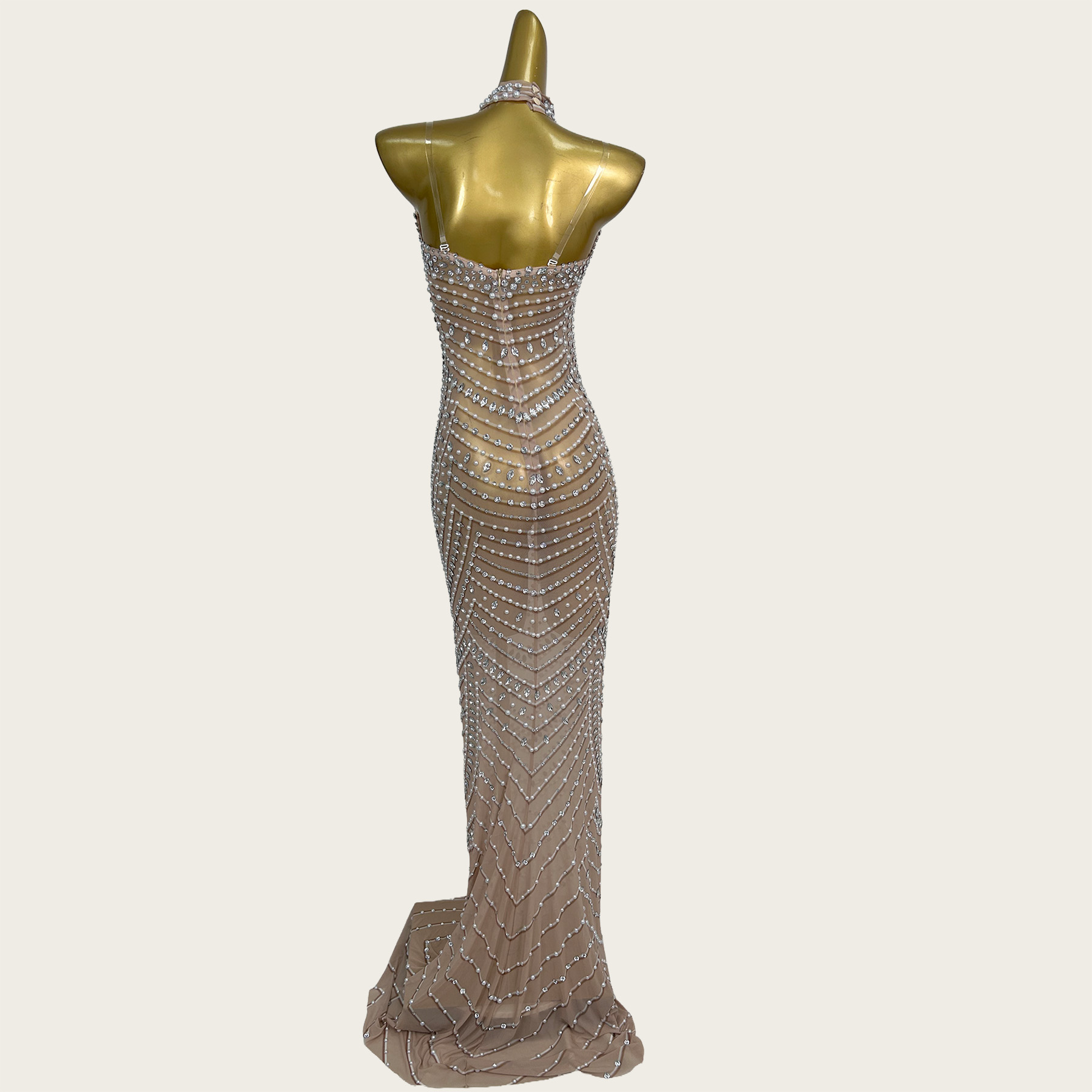 Sparkly Rhinestone Mermaid Eve - Formal Gala Wear Women 评论和价格