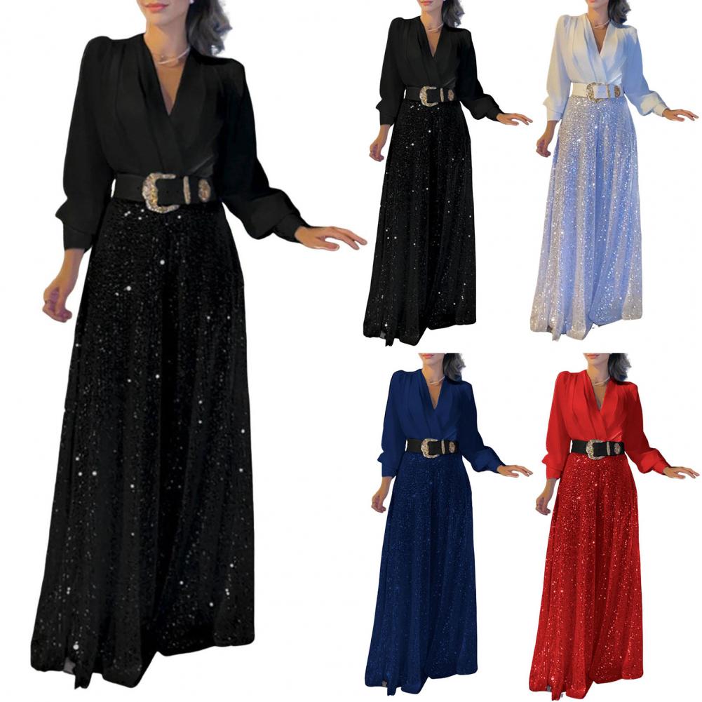 Wide-leg Jumpsuit Lady Evening - Women'S Formal Jumpsuit Evening Wear 评论和价格