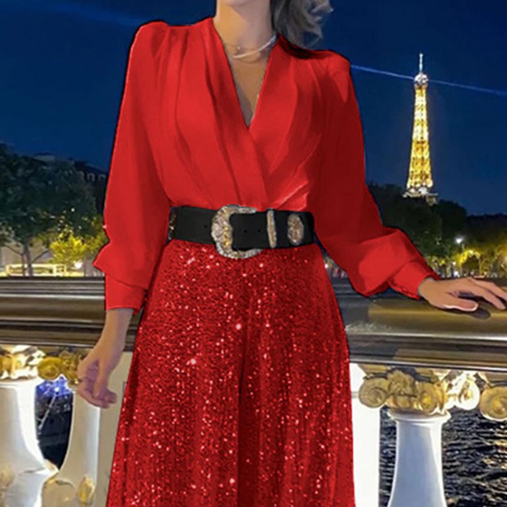 Wide-leg Jumpsuit Lady Evening - Women'S Formal Jumpsuit Evening Wear 评论和价格