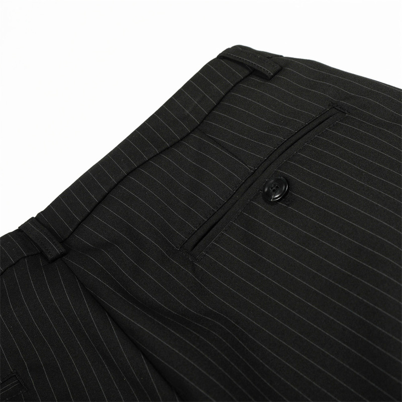 Men's Pinstripe Wide Leg Dress - Tailored Trouser Wide 评论和价格