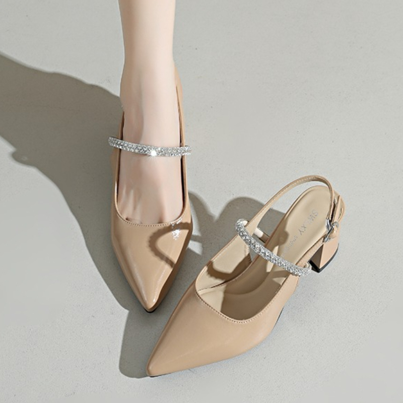 Women's Square Toe Rhinestone  - Formal Women Daily Wear Shoes 评论和价格