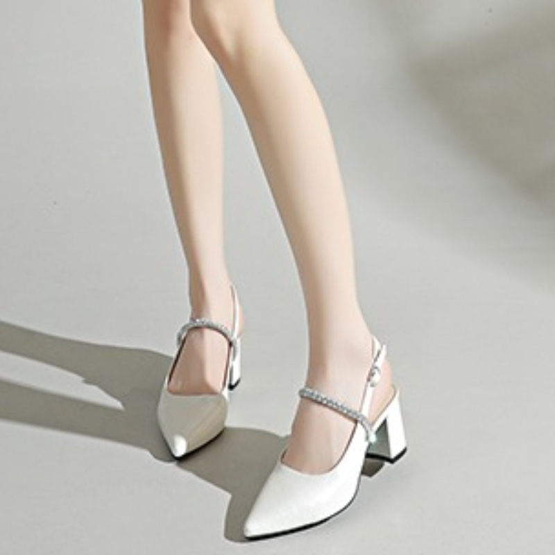 Women's Square Toe Rhinestone  - Formal Women Daily Wear Shoes 评论和价格