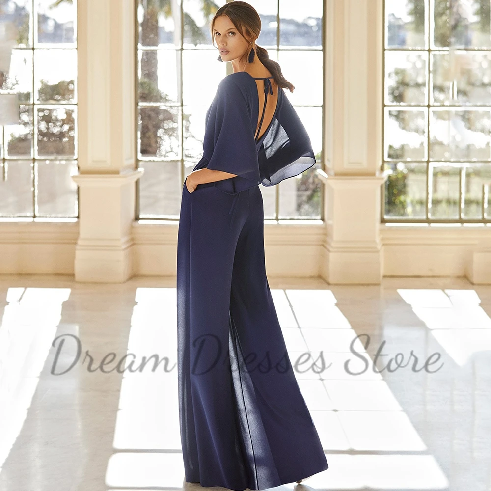 Simple V-Neck Evening Dress Ha - Women'S Formal Jumpsuit Evening Wear 评论和价格