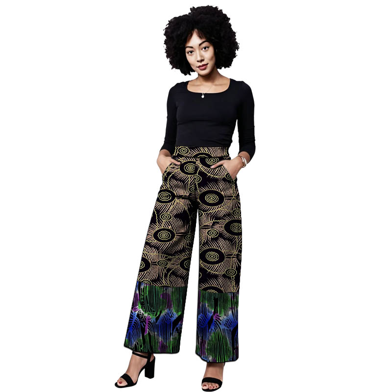 Ankara Outfit Women's Patchwor - Tailored Trouser Wide 评论和价格