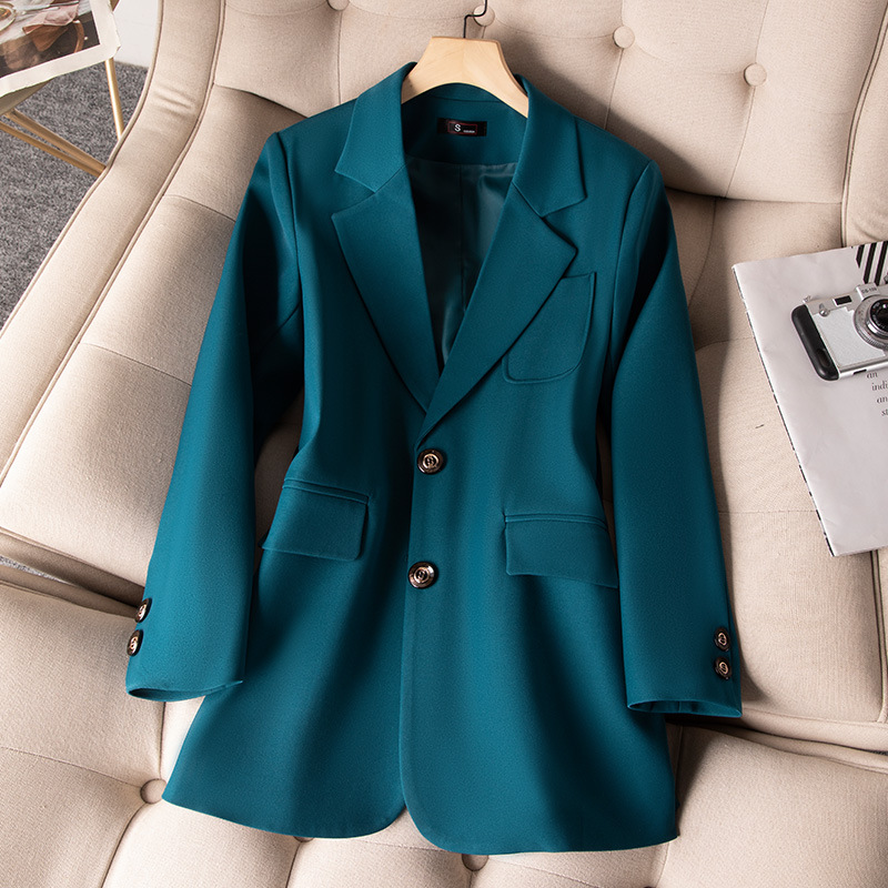 Blue Black Green Women Formal  - Women Formal Wear Coat 评论和价格