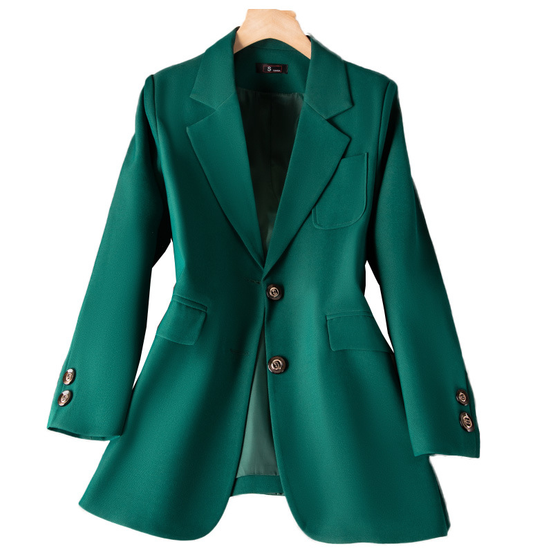 Blue Black Green Women Formal  - Women Formal Wear Coat 评论和价格